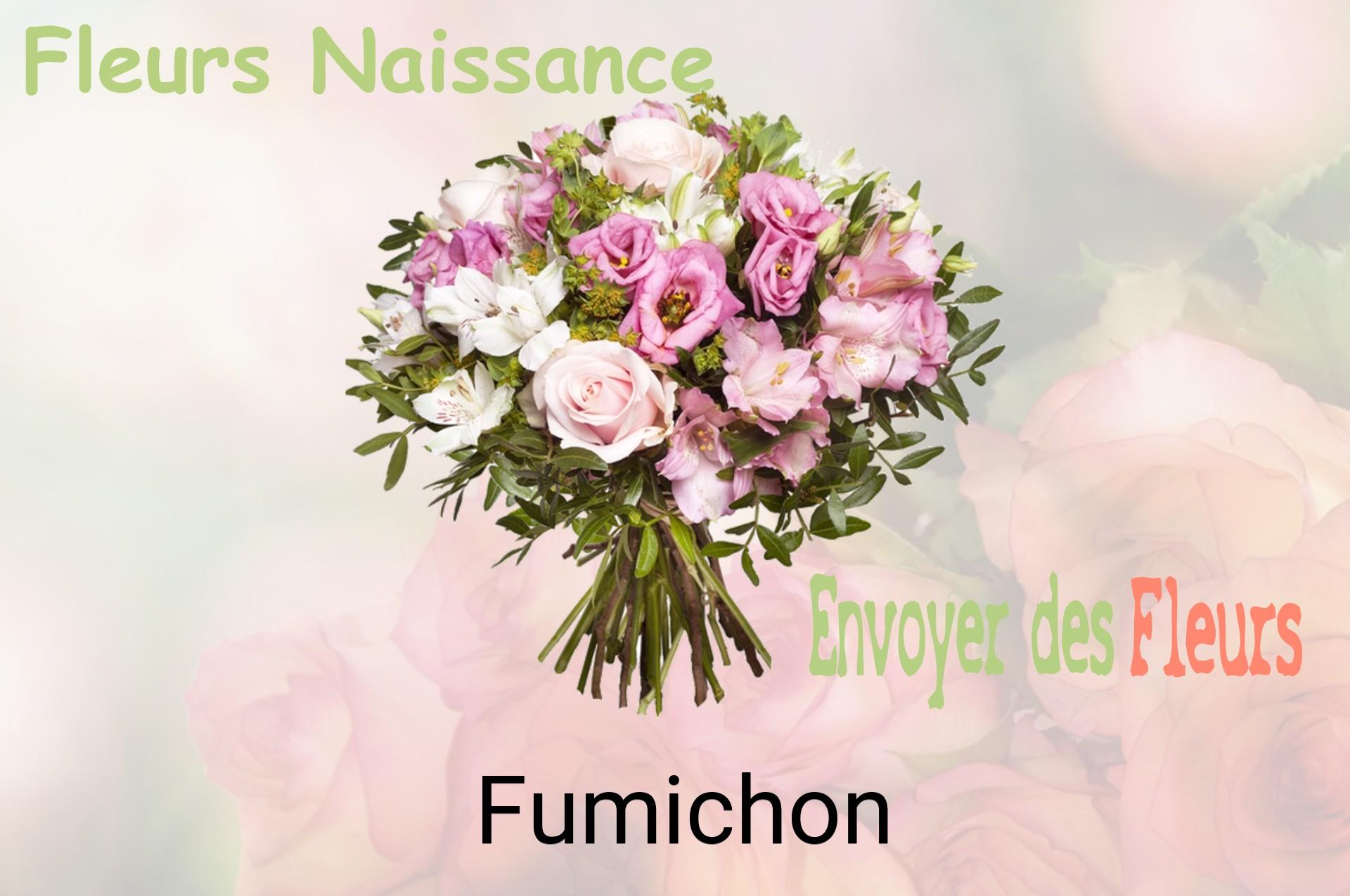 Bouquet de fleurs de naissance livré à Fumichon